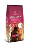 Copdock Mill Mixed Corn Chicken Feed with Verm-X 20kg - Chicken Food Made with Wheat & Maize - Verm-X Herbal Chicken Wormer - Suitable for Poultry, Ducks, Geese & Bantams