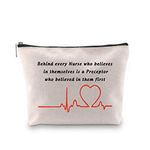 WCGXKO Nurse Preceptor Gift Nurse Graduation Gift for Nurse Preceptor Zipper Pouch Cosmetics Bag (Behind Every Nurse CA)