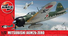 Airfix A01005 Mitsubishi Zero Model Building Kit, 1:72 Scale