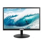 SKitphrati 20 Inch PC Monitor 1600x900 60Hz 5MS HDMI Monitor LED Monitor with HDMI VGA, Viewing Angle 95° (Horizontal), 76% sRGB, VESA, TN Panel, Black