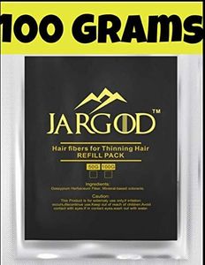 100 Gram Hair Building Fibers - Refill Your Existing Fiber Bottle - Hair Filler Fibers - Hair Loss Concealer For Thinning Hair by JARGOD (Light Brown)