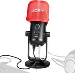 JOBY Wavo POD USB Condenser PC Microphone for Streaming, Podcasting, Mute and Gain Controls, Live Monitoring, Microphone PC, Plug & Play for PC and Mac, ASMR Microphone, Condenser Microphones