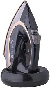 Russell Hobbs Freedom Cordless Steam Iron, RHC580, 2400W (AU Plug), Copper Coated Ceramic Soleplate to Store Heat, 135g Shot + 40g Continuous Steam, Variable Temperature Settings, Black