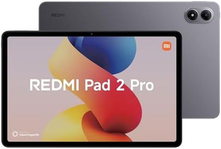 Xiaomi Redmi Pad 2 Pro 6GB+128GB, 12.1" 120Hz 2.5K Eye Care Display, 12000mAh (typ) Large Battery, Snapdragon® 7s Gen 4, HyperOS 2, 33W Fast Charging Graphite Gray (UK Version+2 Year Warranty)