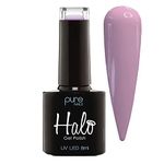 Halo Gel Polish 8ml - Wisteria. UV/LED Gel Nail Polish, Long Lasting & Easy To Apply. Soak Off Gel Polish, Nail Art Colours For Manicure & Pedicure. Gel Polish For Professional & Home Use.