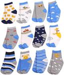 Baby Non Slip Toddler Socks, 12 Pai