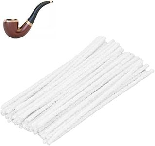 Smoking Pipe Cleaners, 200Pcs Blend Cotton Rods Tobacco Smoke Mouthpiece Disposable Smoking Pipe Cleaning Tool for Pipe Smoking Glass