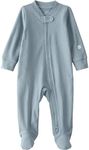 little planet by carter's Unisex-Baby Sleep and Play Made with Organic Cotton, Light Blue, 3 Months