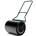 Goplus Lawn Roller, 16 Gallon/60 L Heavy-Duty Push/Pull/Tow Behind Water/Sand Filled Sod Drum Roller for Garden Yard Park Grass, 16 by 20-Inch