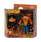 Bandai Deluxe Edition Crash Bandicoot Action Figure | 16.5cm Crash Bandicoot Toy With 16 Points Of Articulation And Accessories | Collectable Figures For A Crash Bandicoot Merchandise Collection