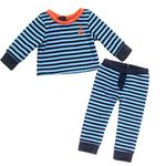 Sophia’s 2 Piece Baby Dolls Clothes Set, 18 Inch Baby Boy Blue Striped Pyjama Outfit, Dolls Clothing, Doll Not Included