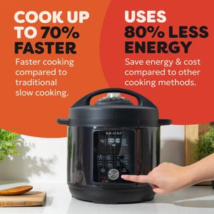 Instant Pot Duo Plus 5.7L Electric Pressure Cooker – Black