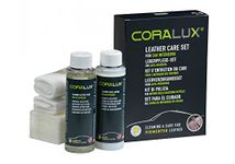 Coralux Leather Cleaner and Car Care Lotion Leather Care Set | Cream Leather Treatment Conditioner and Cleaner Set 200ml x2