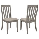 Coaster Home Furnishings Nogales Slat Back Coastal Grey (Set of 2) Side Chair