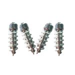 Marrkey Screw Tire Studs for Snowplows, Anti-Slip Anti-ice Snow Spikes for Car/ATV/SUV/Truck/Motorbike/Snowblower/Forklift/Skid Steer/Mini-Loader/Garden Tractor and Other Heavy-Duty Vehicles