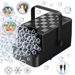 PANACARE Upgraded Bubble Machine with 2 Speeds, 10000+ Bubbles/Min,make Big/Medium/Small Bubble/Automatic Bubble Maker for Toddlers Summer Bubble Gift for Indoor Outdoor Parties Birthday Wedding