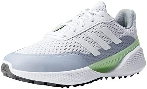 adidas Women's Summervent Spikeless Golf Shoes, Footwear White/Footwear White/Almost Lime, 7.5 US