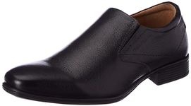 Hush Puppies Men's Boston New Slip ON E Slipon Formal Shoes (8556132_Black_8 UK)