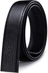 Barry.Wang Mens Black Leather Belt 