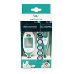 Wellworks Digital Thermometer Value Pack - Rapid Alert Rectal & 3-in-1 Digital Baby Thermometer - High Accuracy, Rapid Reading, with Memory Recall and Flexible Tip