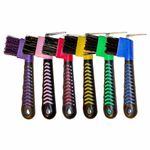 LALOCAPEYO 1Pcs Horseshoe Pick Brush Cleaning Kit Practical Grip Horseshoe Pick with Brush Used for Cleaning Tools Slot Tools Random Colors Horse Beauty Care Tools Randomly Send Colors