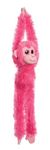 Aurora, 60198, Colourful Hanging Chimpanzee, 19In, Soft Toy, Pink