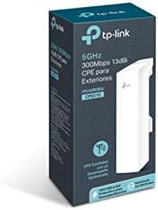 TP-Link 5GHz 300Mbps 13dBi Outdoor CPE, 15km+ Wireless Data Transmission, Pharos Control, Centralised Management System, 6kV Lightning & 15kV ESD Protection, Weatherproof, 24V Passive PoE (CPE510)
