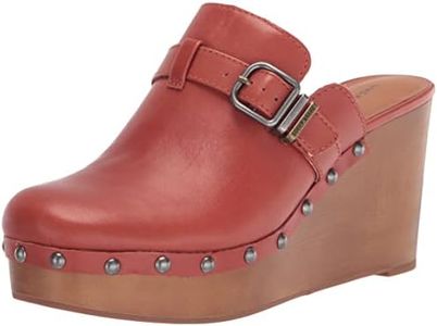 Lucky Brand Women's Zilkio Wedge Mule, Rancho Red, 10 US