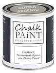 Transparent Finish SILVER GLITTER 250 ml - Make your work sparkle - Extra Resistant specifically designed for Chalk Paint and porous surfaces in general
