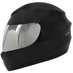 Zorax ZOR-819 Black L (59-60cm) Full Face Motorbike Motorcycle Helmet Road Legal ECE 2206 + Mirrored Visor