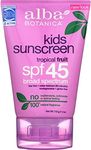 Alba Botanica Very Emollient, Kids Sunscreen SPF 45, 4 oz