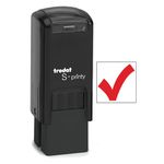 Trodat S-Printy 4921 Self-Inking Mini Stock Stamp English"Checkmark" – 12x12mm, Red Ink