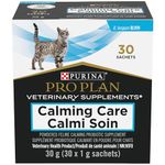 Purina Pro Plan Veterinary Supplements Calming Care Powdered Cat Calming Probiotic - 1 g Sachet (30 Pack)