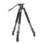 miliboo MTT703A Camera Tripod Professional Bird Watching Support 360°Panoramic with Flat Head