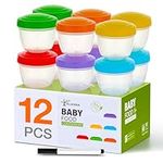 12 Pack Leakproof Baby Food Storage