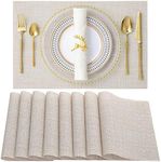 SENDAY Placemats, Set of 8 Heat-Res