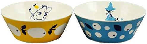 Yamaka Shoten MM031/3-79 Moomin Bowl, Pair, Made in Japan, 11.8 fl oz (340 ml), Multi