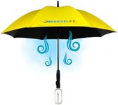 Rechargeable Misting Golf Umbrella, Mister Breeze from BREEZE LIFE, Amusement Parks, Sporting Events or anywhere you want to Keep your Cool (yellow)
