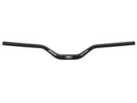 Spank Spoon Bar (Black), Mountain Bike Handlebar, Aluminium Alloy Handlebars, Shotpeen Anodized Finish, Freeride Inspired Geometry Design, 60R