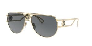 Versace 0VE2225 100287 60 (VER5) Men's Gold Sunglasses