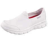 Skechers Women's Sure Track Health Care Professional Shoe, White , 6 UK medium