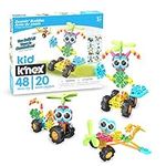 Kid K'NEX | Zoomin' Buddies 20 Model | Kids Craft Set with 48 Pieces | Educational Toys for Kids, Fun and Colourful Building Toys for Boys and Girls, Construction Toys Ages 3+ | Basic Fun 85053