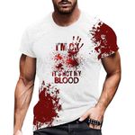 Halloween Tshirts for Men Colorblock Grandad Shirts for Men Plus Size Coat Short Sleeve v Neck Vest Men Henley Shirts Woman Hoodies Mens Black Waistcoats UK Halloween tees Halloween Shirts for Men