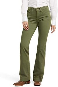 Slim Trouser Ella PFD Wide Leg Jean, Military Green, 28