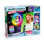 Ultimate Video Maker Kit, XL Green Screen, Colour LED Ring Light, Microphone + Selfie Light, On Air' Lightbox + More! For Ages 14+