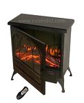 Free Standing Glass Fireplace