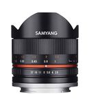 Samyang SY8MBK28-E 8mm F2.8 UMC Fisheye II Lens for Sony E-Mount-NEX Cameras, Black