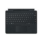 Microsoft Surface Pro 9, 8 or X - Signature Type cover with Fingerprint Reader - Black