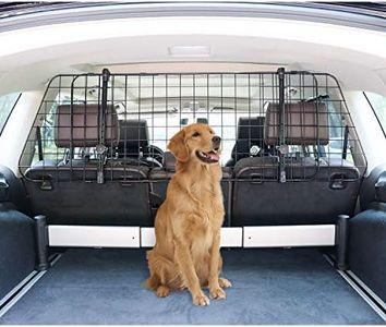 Amazon Basics Adjustable Dog Car Barrier, 16 inch, Black