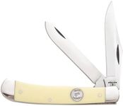 Bear & Son Cutlery C354 Delrin Large Trapper Knife, 4 1/8", Yellow